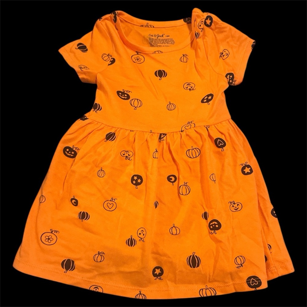 Cat & jack pumpkin Halloween Dress NWT multiple sizes